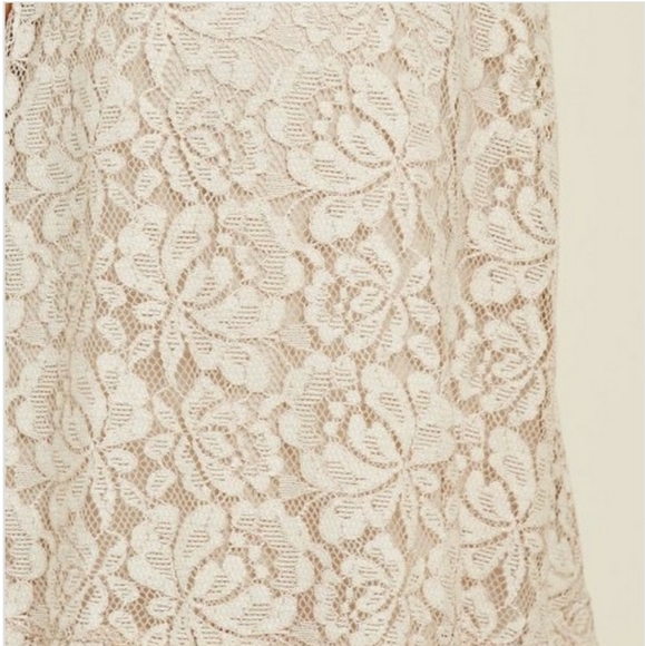 Lace Ruffle Hem Swing Dress - Picture 7 of 8